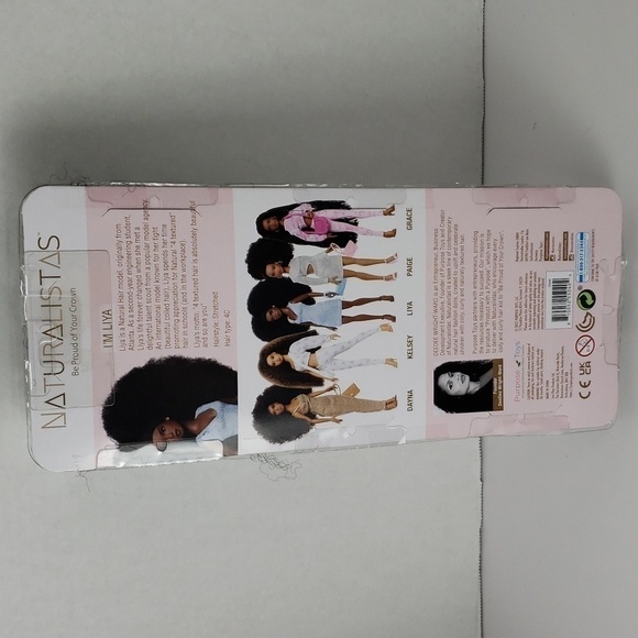 Naturalists Fashion Doll Liya A Celebration of Natural Coils, Curls and Crowns - Picture 4 of 4